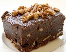 brownies al cioccolato con noci