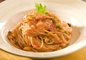 Spaghetti al ragù di verdure