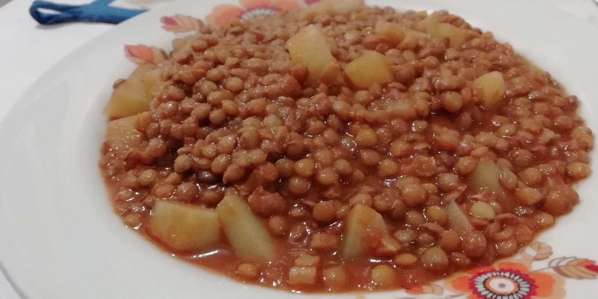 Zuppa di lenticchie con patate 1